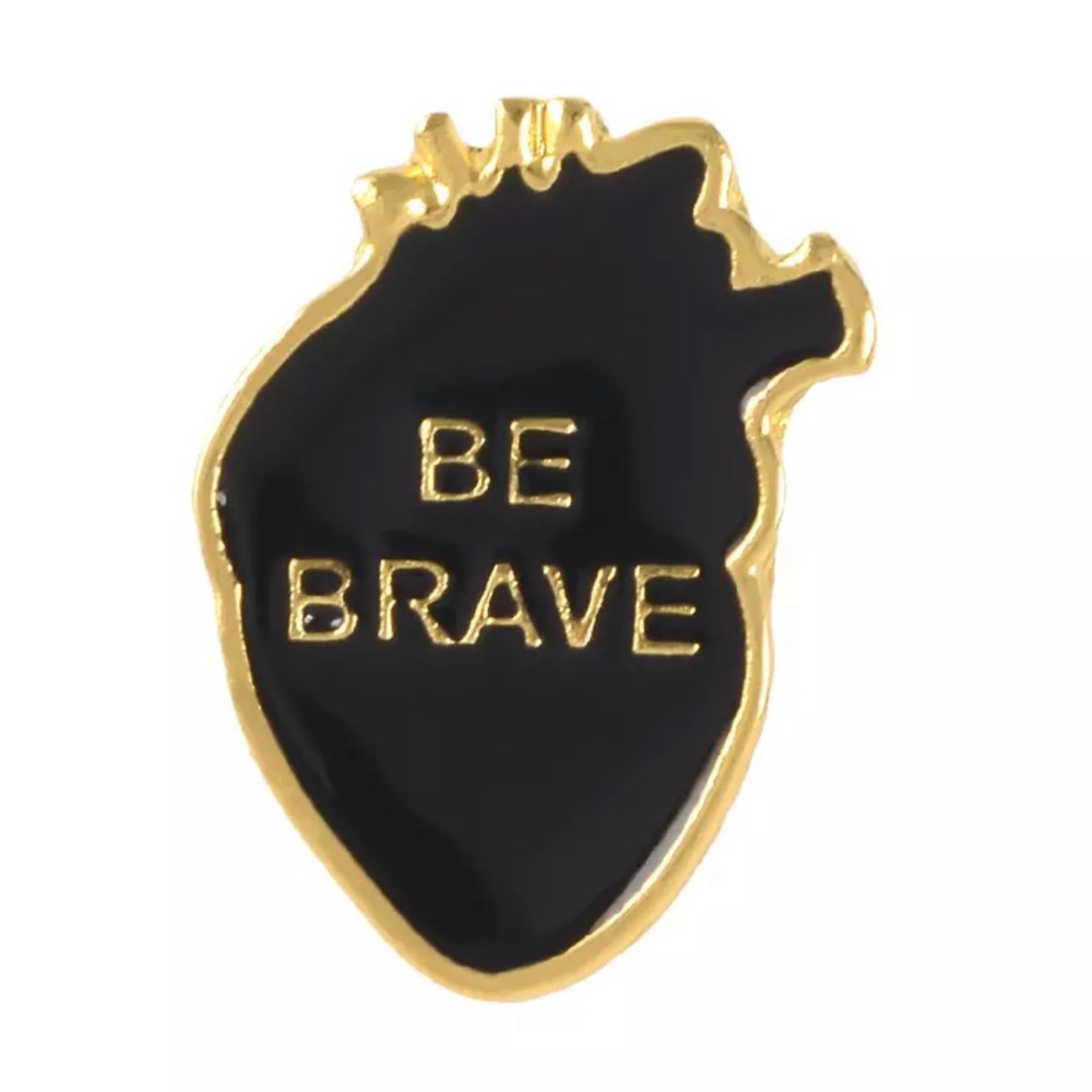NEW Brave Heart Brooch Pin